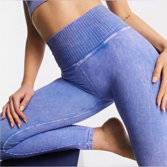 Free People Movement Vintage Blue Good Karma SPF 30 Leggings Size XXS - Picture 3 of 8